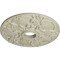 Ekena Millwork Norwich Ceiling Medallion (Fits Canopies up to 4 1/2"), 18"OD x 3 1/2"ID x 1 3/8"P, Clear Yellow CM18NOCYF - alternate 3